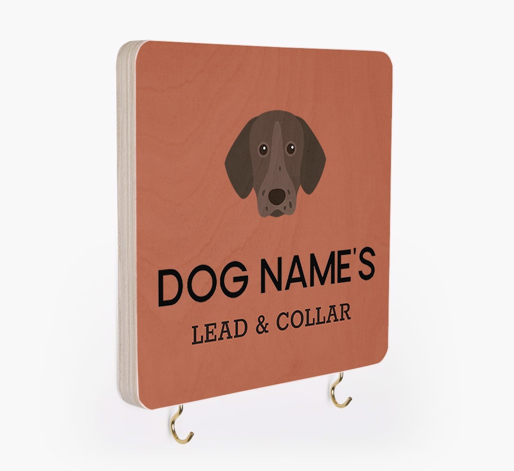 Personalized {breedFullName} Lead & Collar Hanger