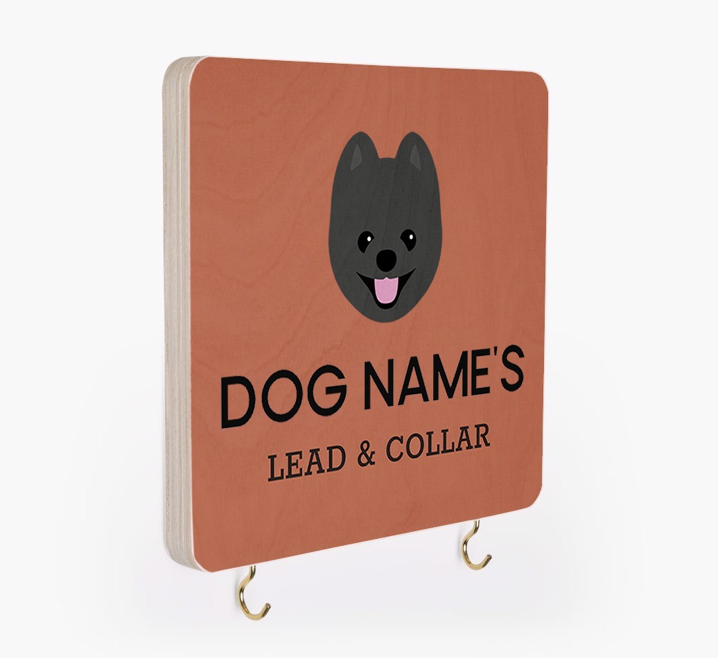 Personalized {breedFullName} Lead & Collar Hanger