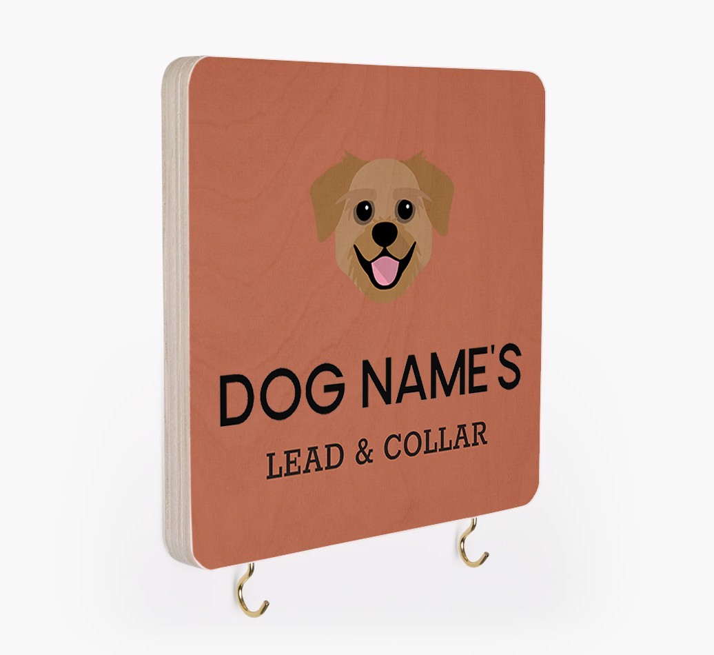 Personalized {breedFullName} Lead & Collar Hanger