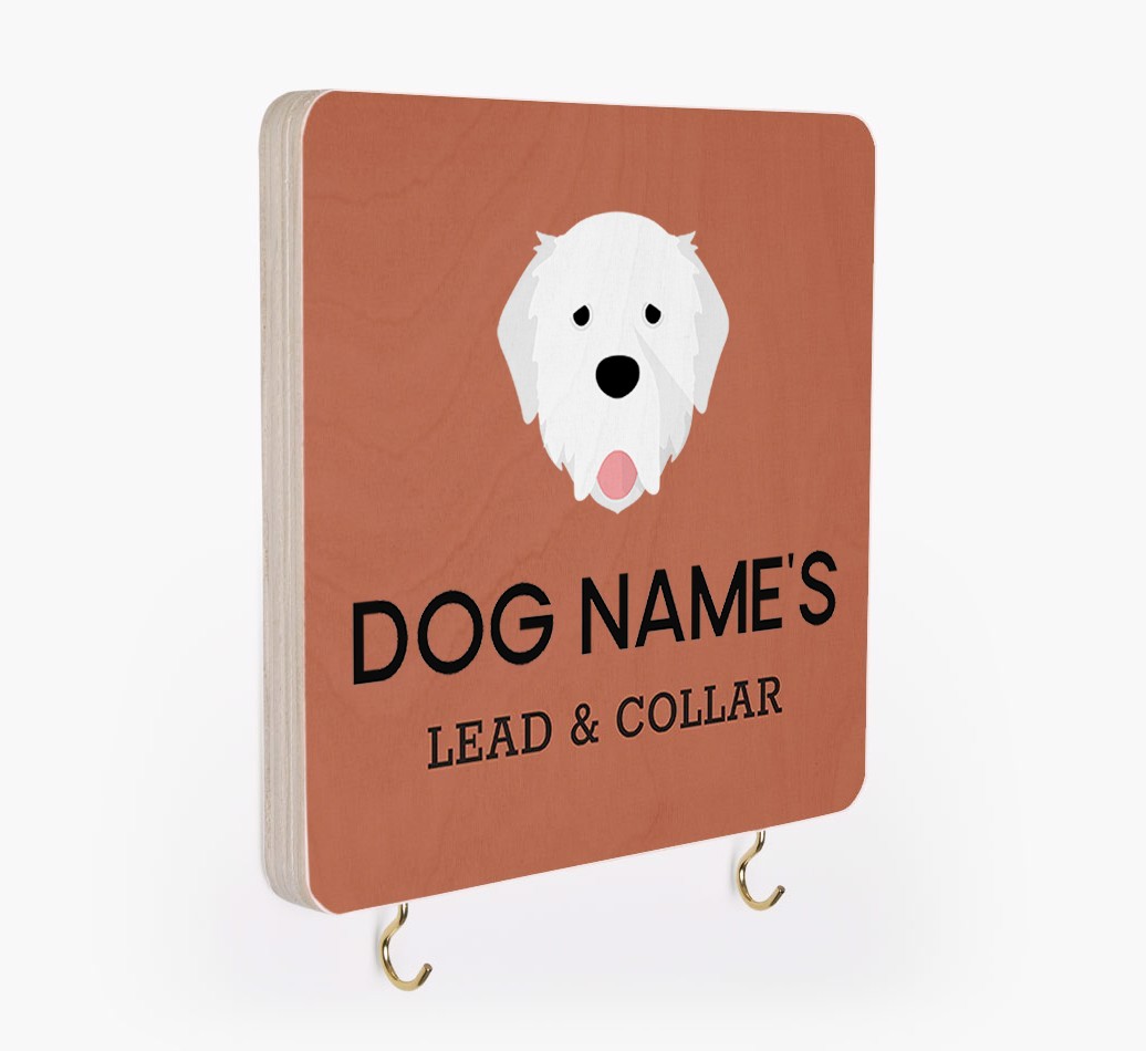 Personalized {breedFullName} Lead & Collar Hanger