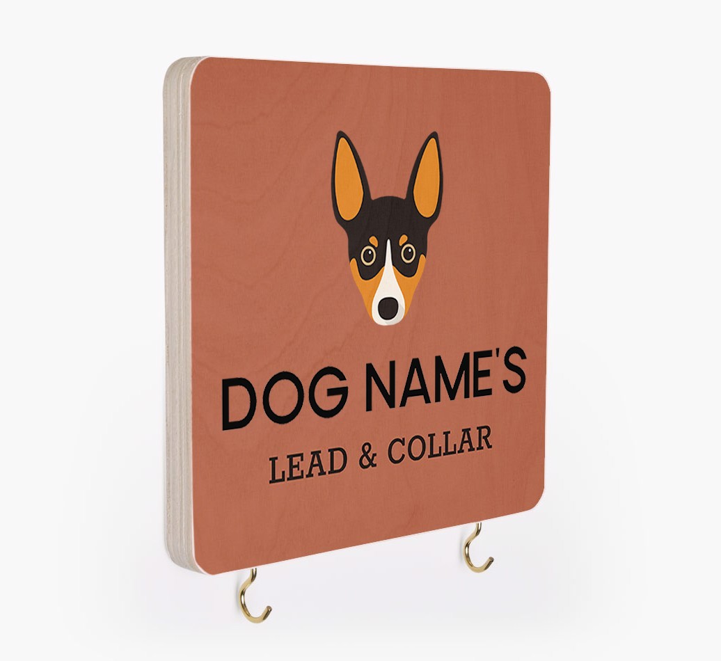 Personalized {breedFullName} Lead & Collar Hanger