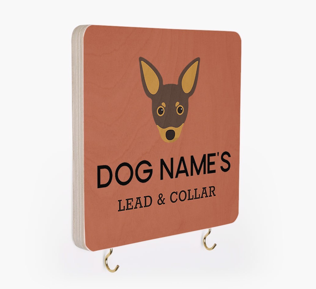 Personalized {breedFullName} Lead & Collar Hanger
