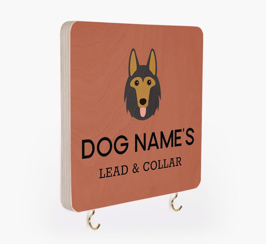 Personalized {breedFullName} Lead & Collar Hanger