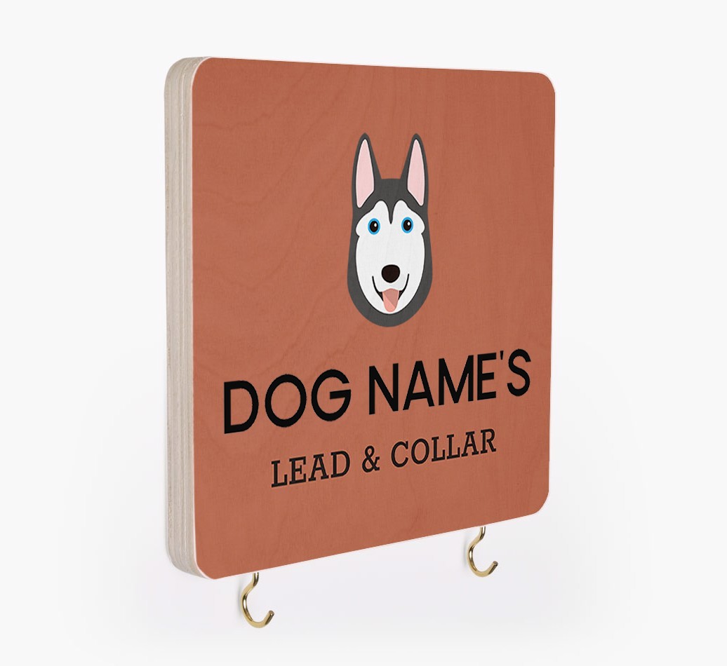 Personalized {breedFullName} Lead & Collar Hanger