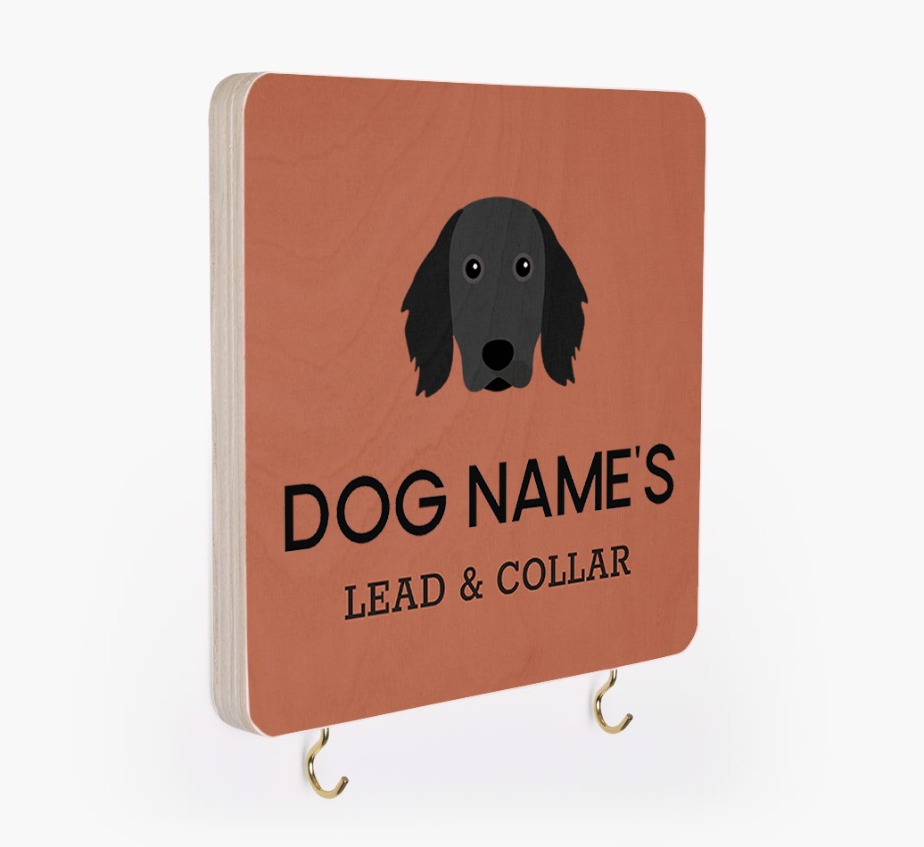 Personalized {breedFullName} Lead & Collar Hanger