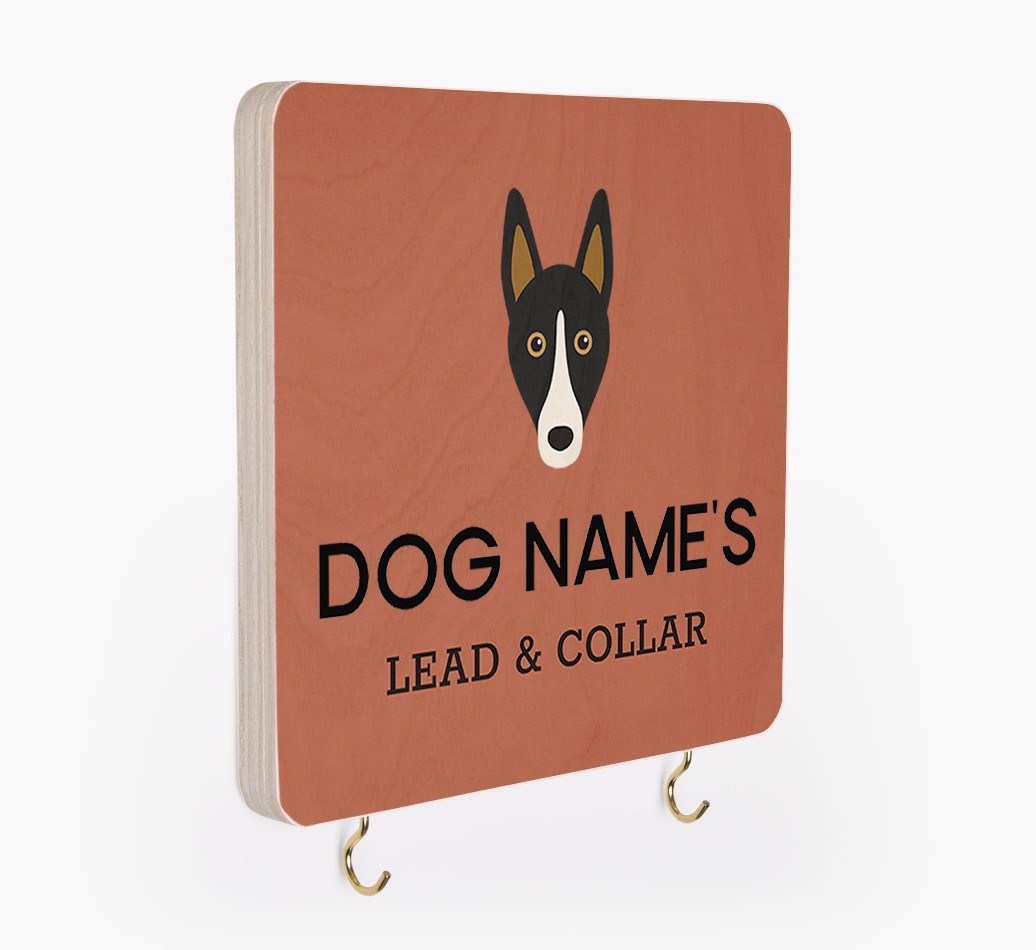 Personalized {breedFullName} Lead & Collar Hanger
