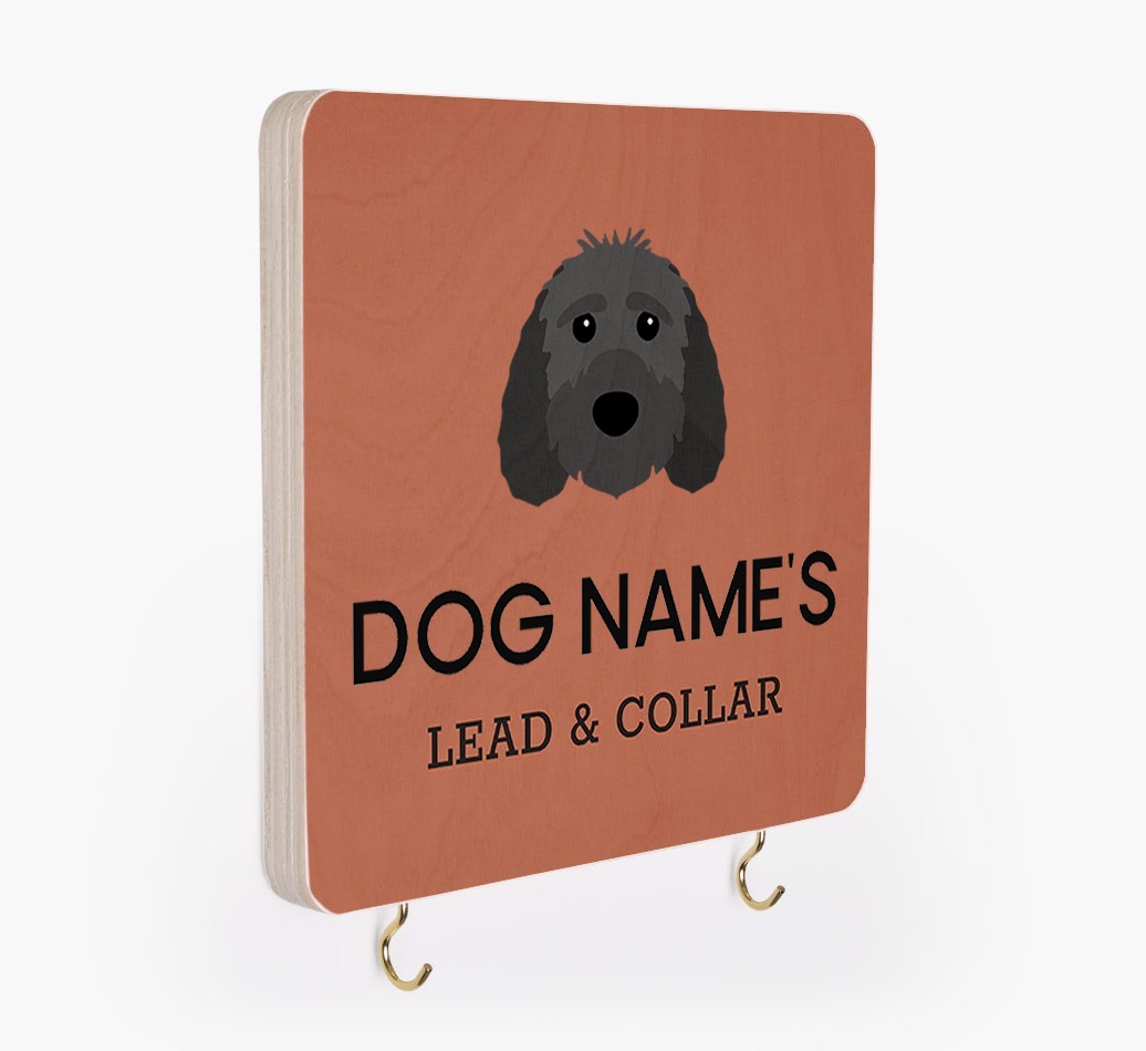Personalized {breedFullName} Lead & Collar Hanger