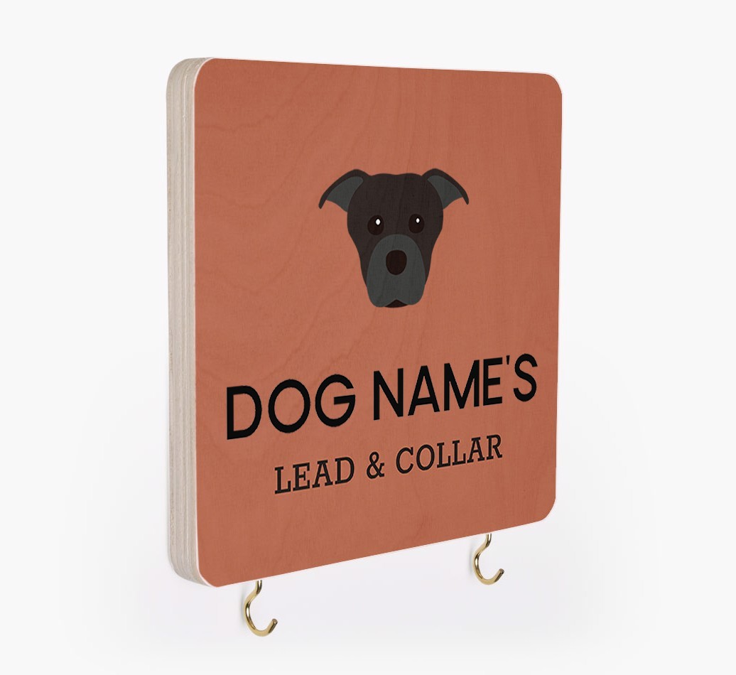 Personalized {breedFullName} Lead & Collar Hanger