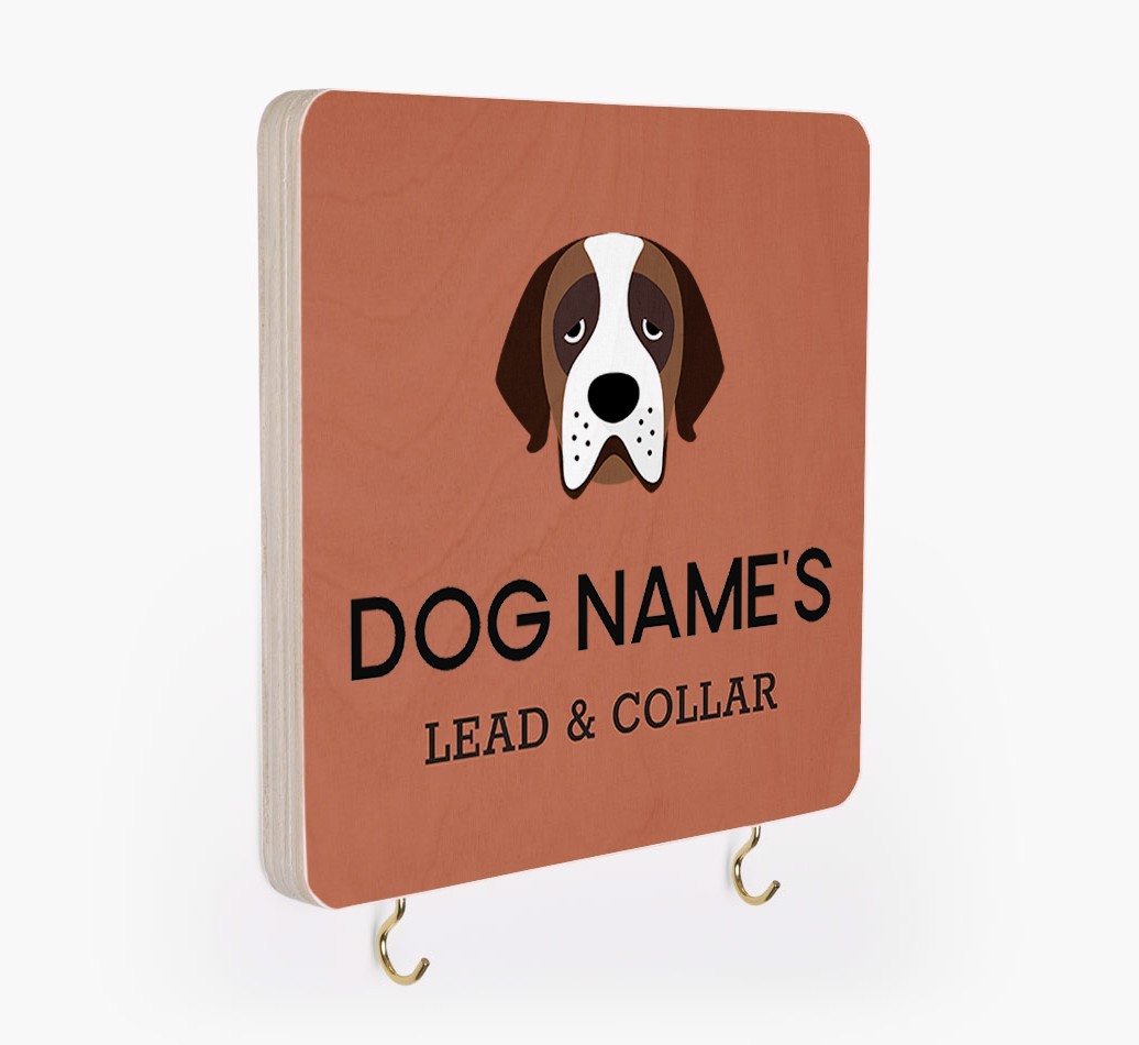Personalized {breedFullName} Lead & Collar Hanger