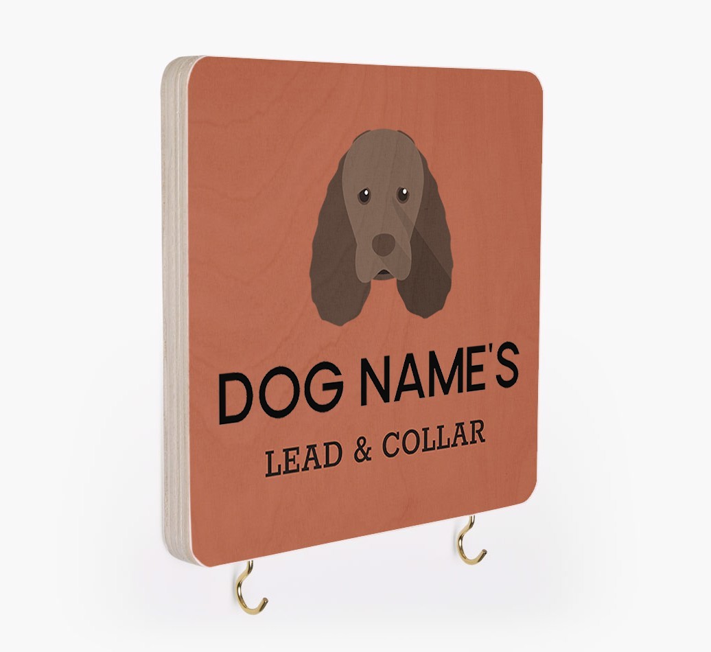 Personalized {breedFullName} Lead & Collar Hanger