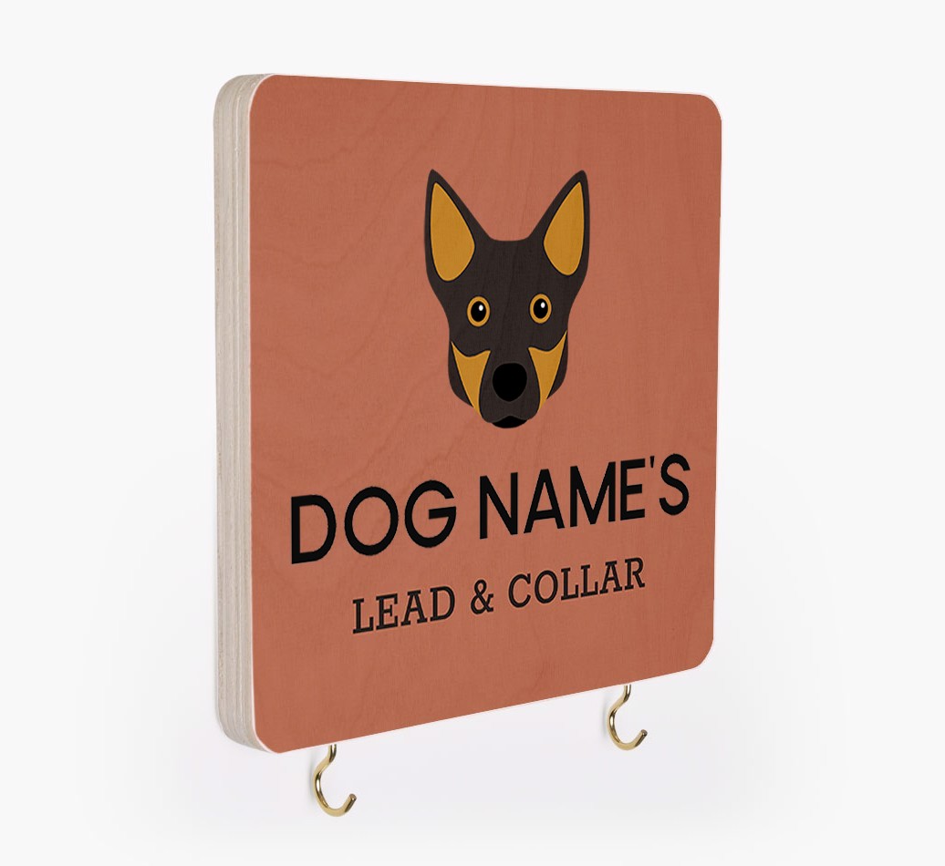 Personalized {breedFullName} Lead & Collar Hanger