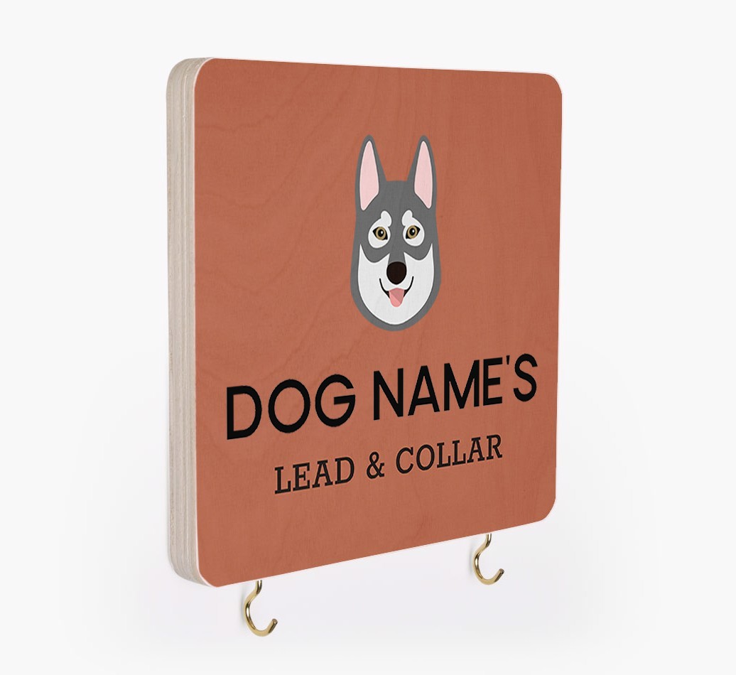 Personalized {breedFullName} Lead & Collar Hanger