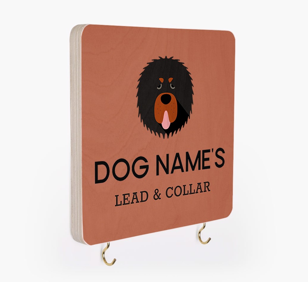 Personalized {breedFullName} Lead & Collar Hanger