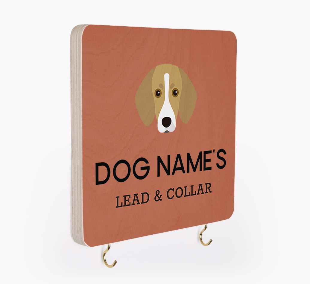 Personalized {breedFullName} Lead & Collar Hanger