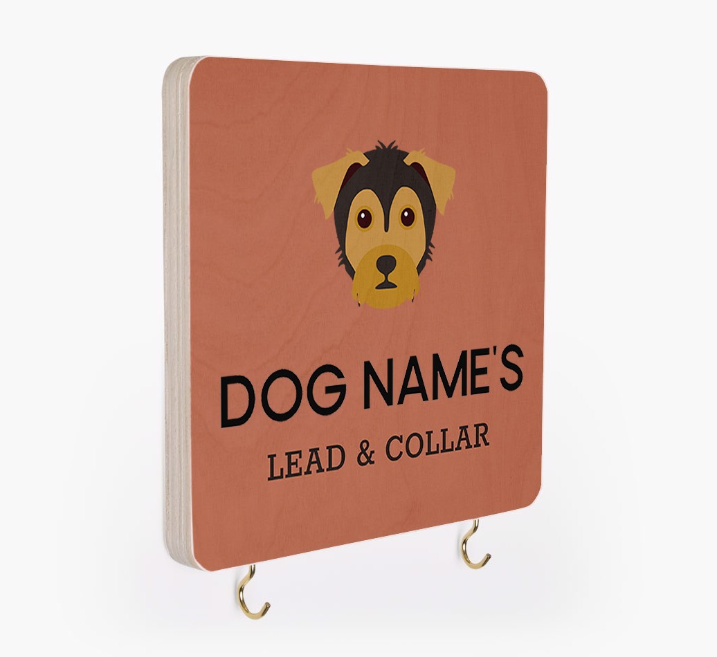 Personalized {breedFullName} Lead & Collar Hanger