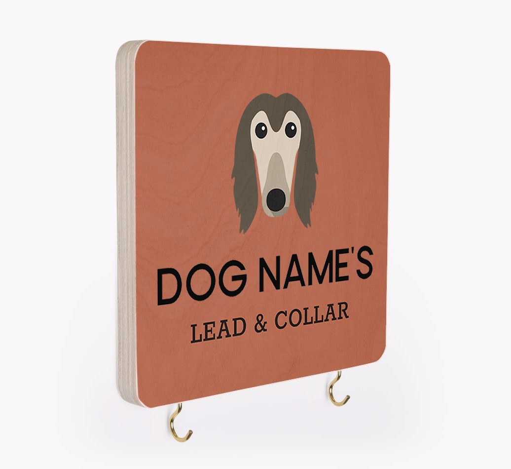 Personalized {breedFullName} Lead & Collar Hanger