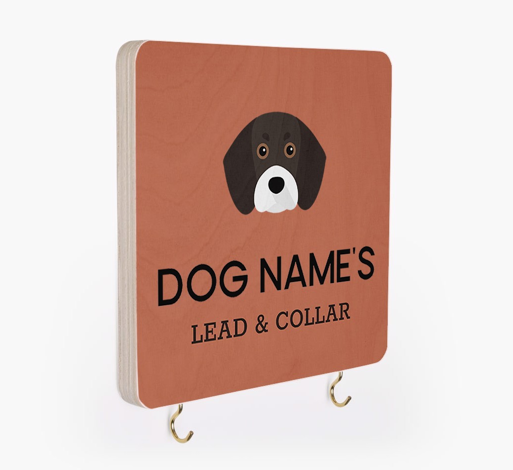 Personalized {breedFullName} Lead & Collar Hanger