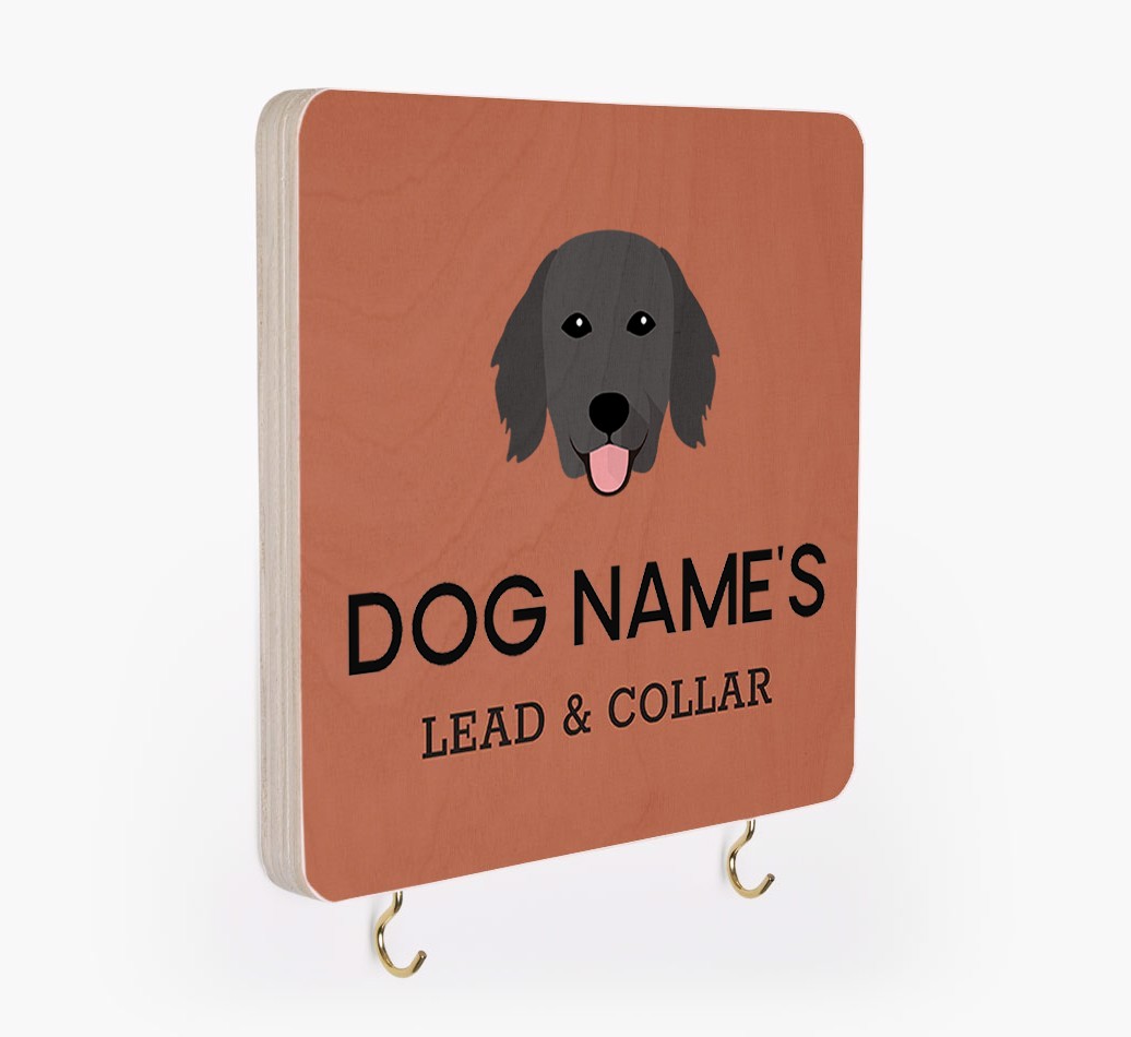 Personalized {breedFullName} Lead & Collar Hanger