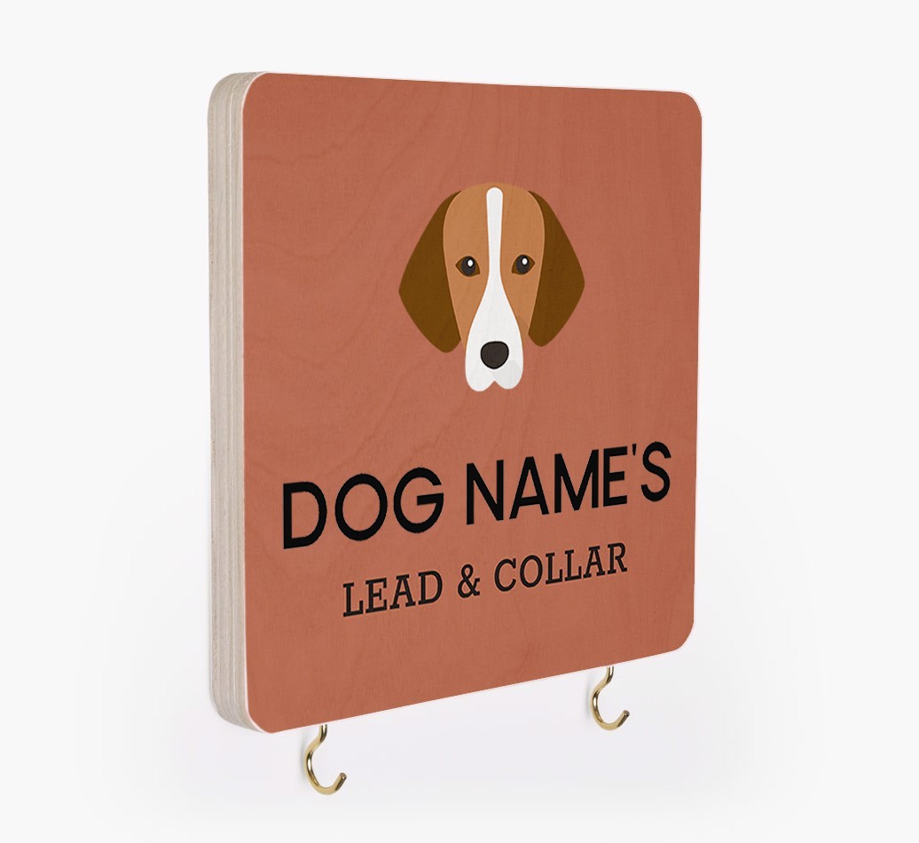 Personalized {breedFullName} Lead & Collar Hanger