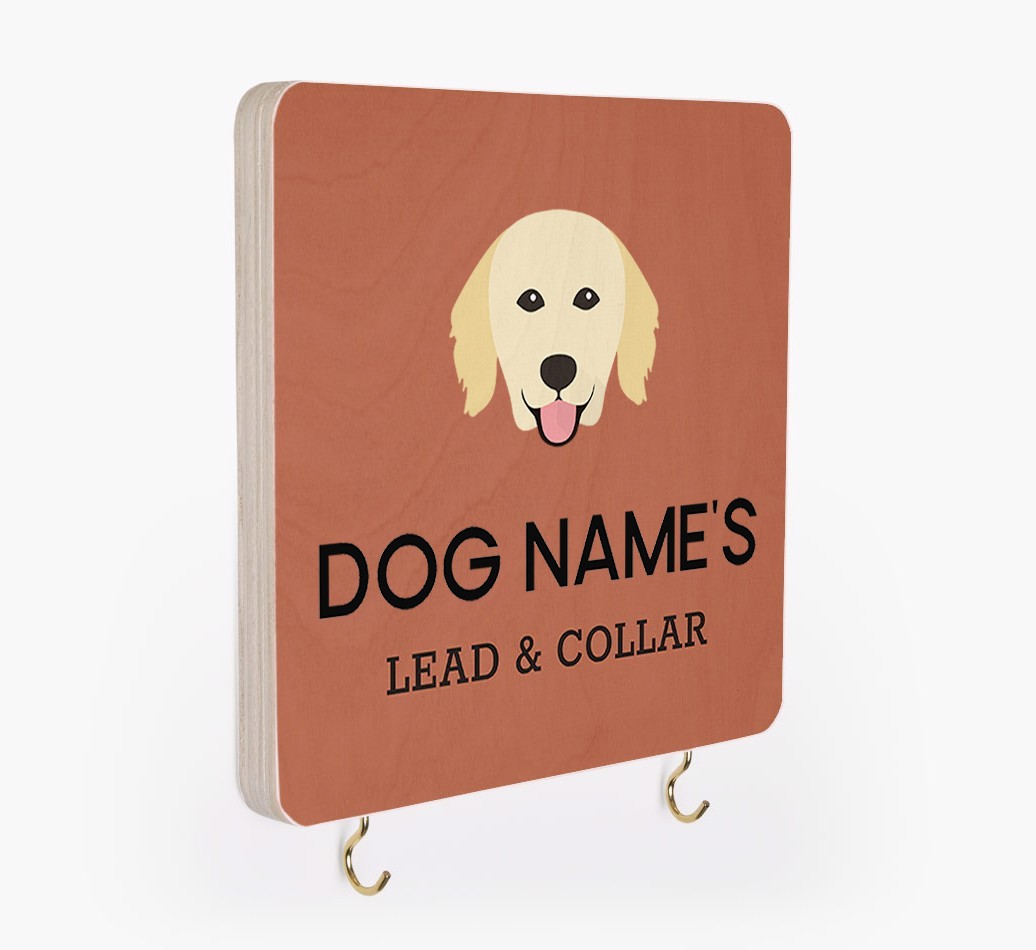 Personalized {breedFullName} Lead & Collar Hanger