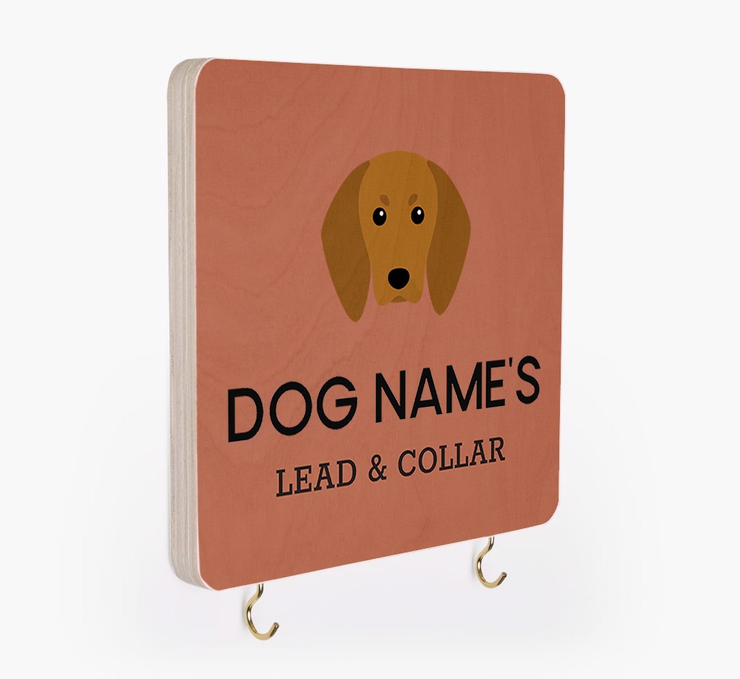 Personalized {breedFullName} Lead & Collar Hanger