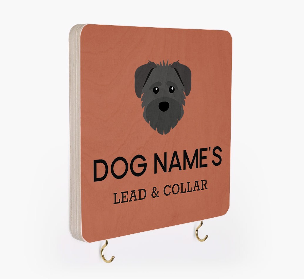Personalized {breedFullName} Lead & Collar Hanger