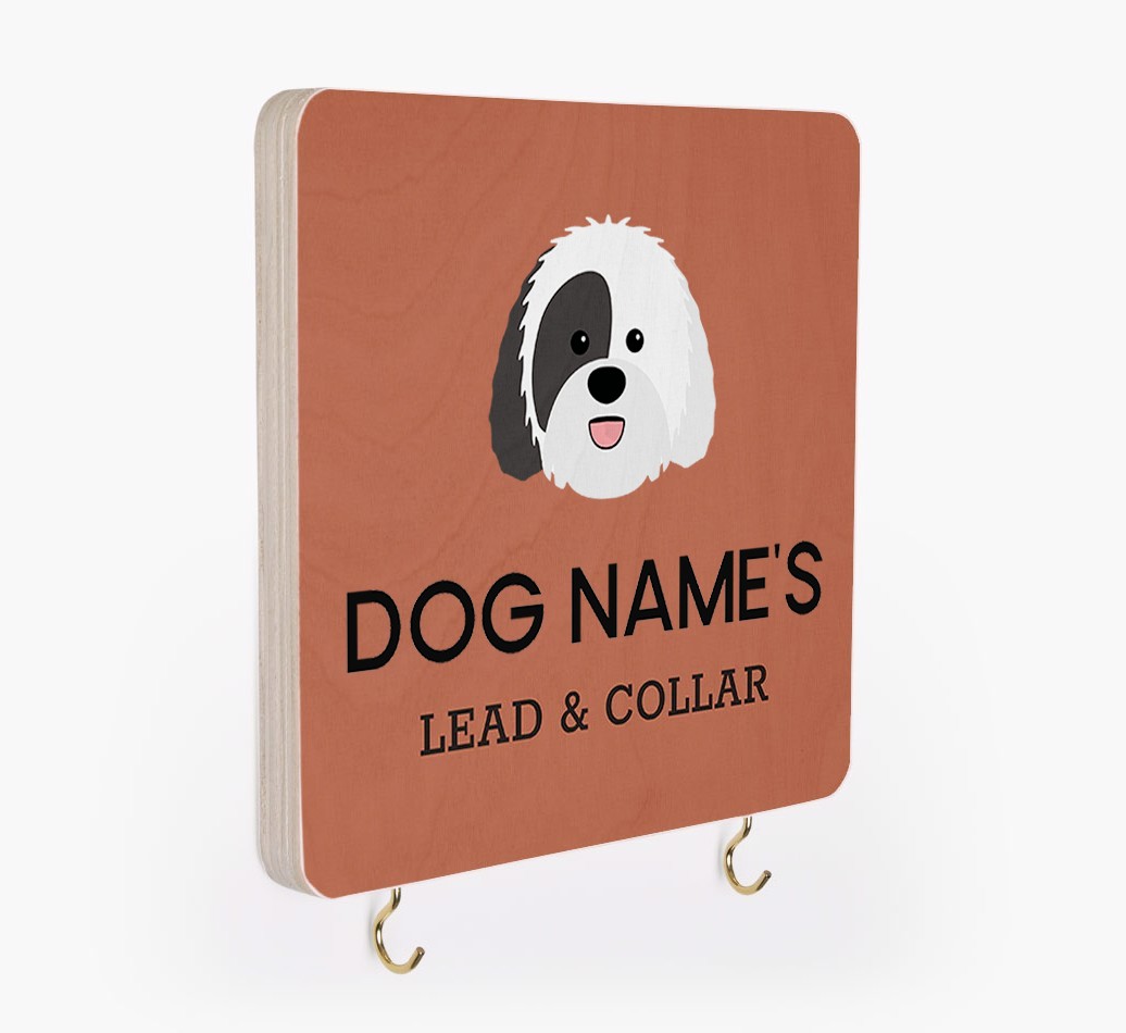 Personalized {breedFullName} Lead & Collar Hanger