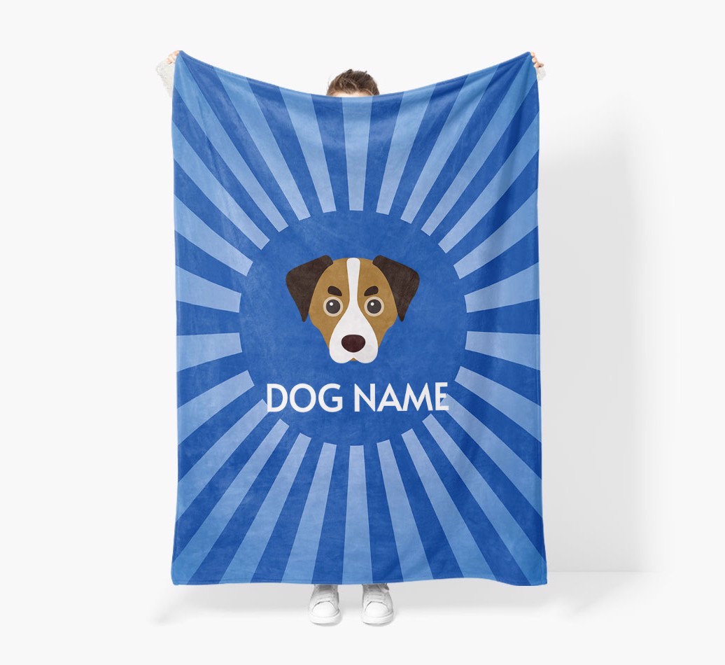 'Spotlight' - Personalised {breedFullName} Blanket: Premium Sherpa Fleece