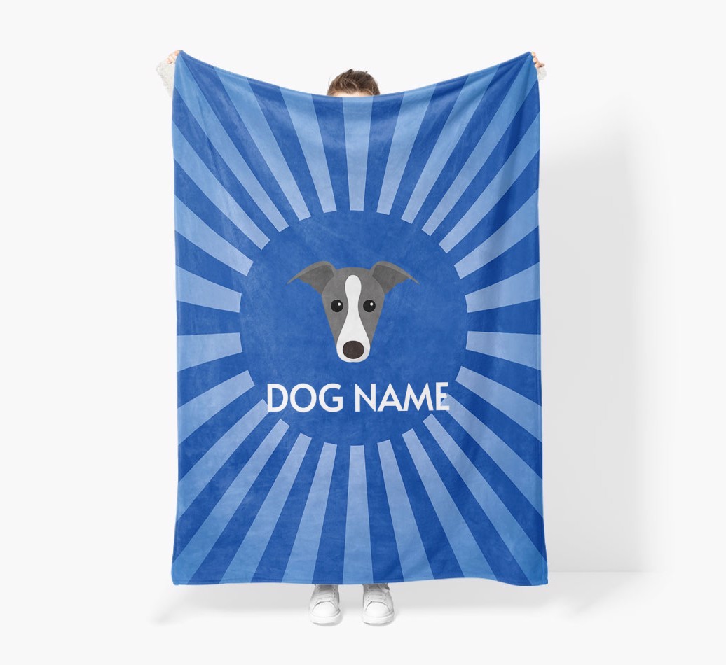 'Spotlight' - Personalised {breedFullName} Blanket: Premium Sherpa Fleece
