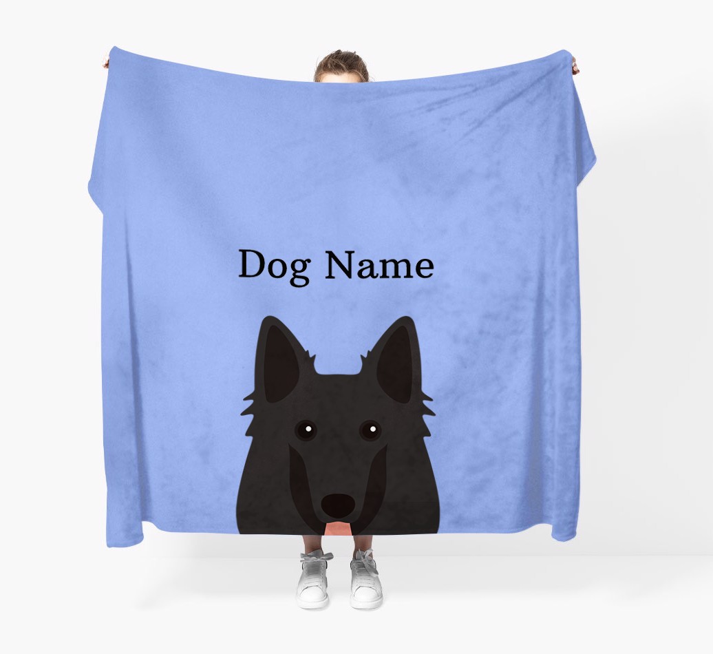 'Peeking Icon' - Personalised {breedFullName} Blanket