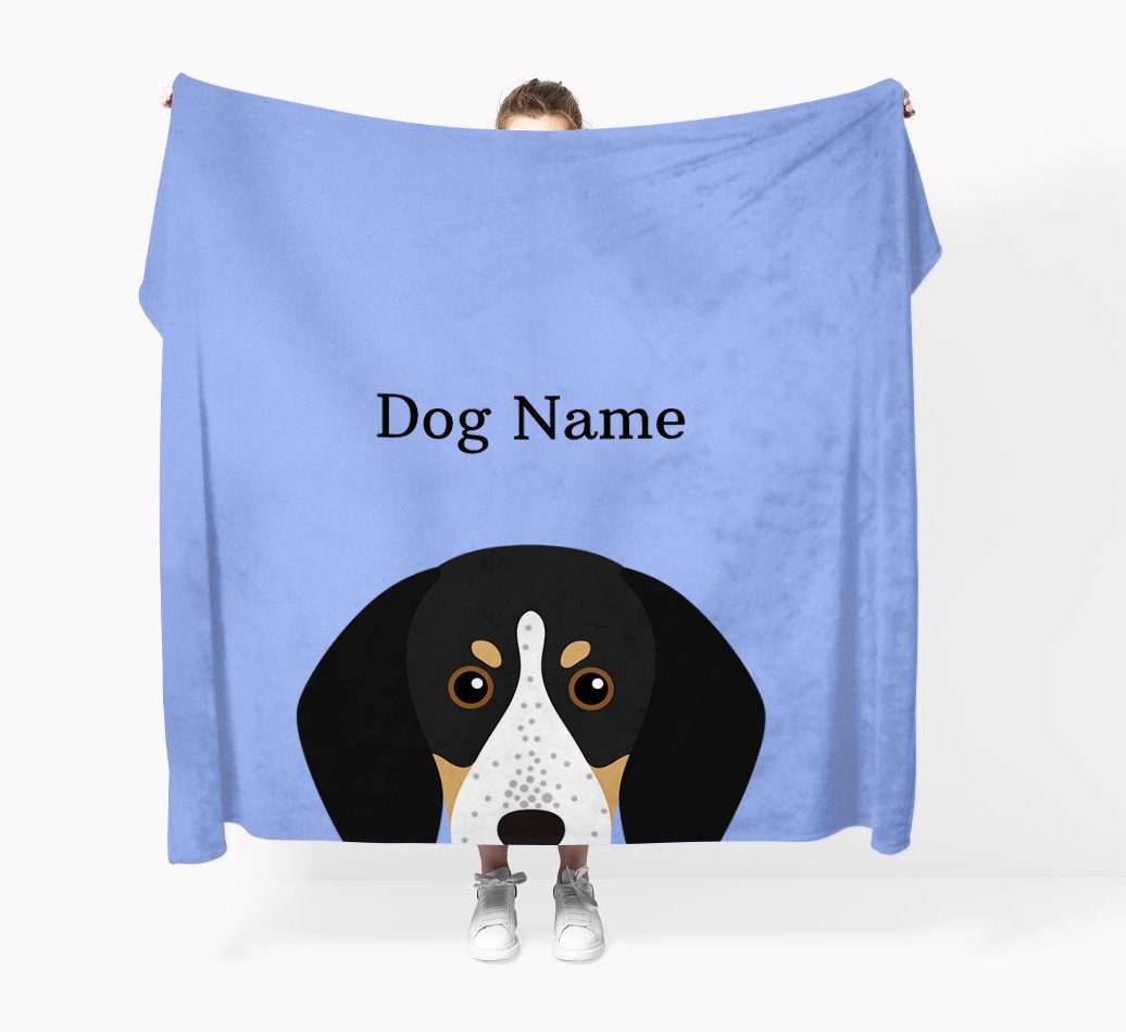 'Peeking Icon' - Personalised {breedFullName} Blanket