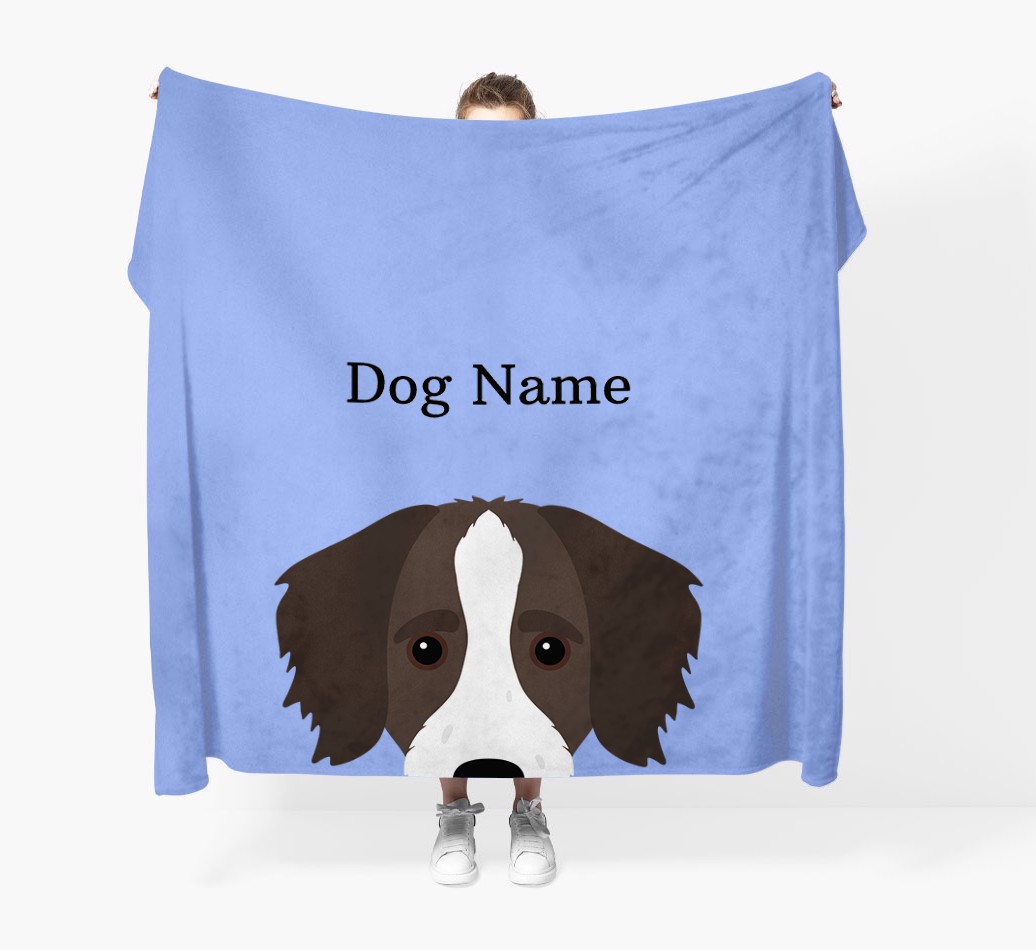 'Peeking Icon' - Personalised {breedFullName} Blanket