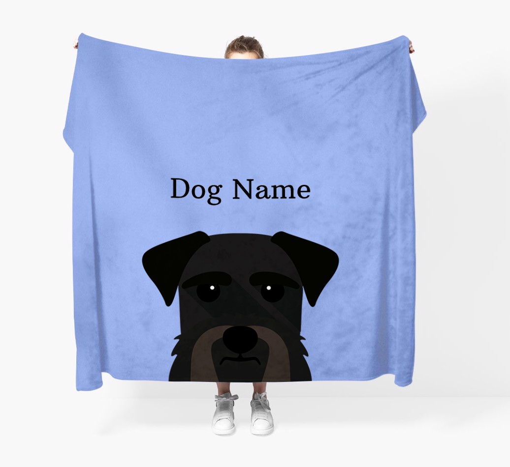 'Peeking Icon' - Personalised {breedFullName} Blanket