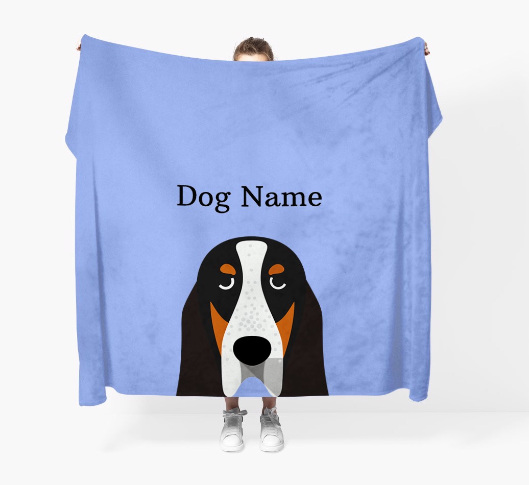 'Peeking Icon' - Personalised {breedFullName} Blanket