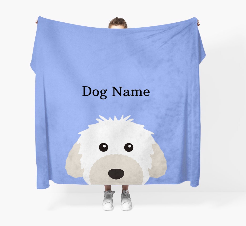 'Peeking Icon' - Personalised {breedFullName} Blanket