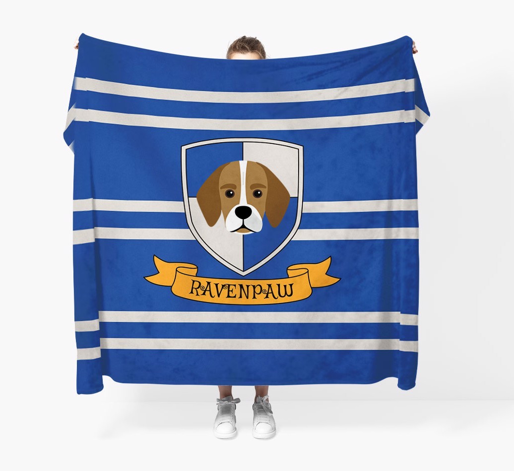 'Dogwarts' - Personalised {breedFullName} Blanket