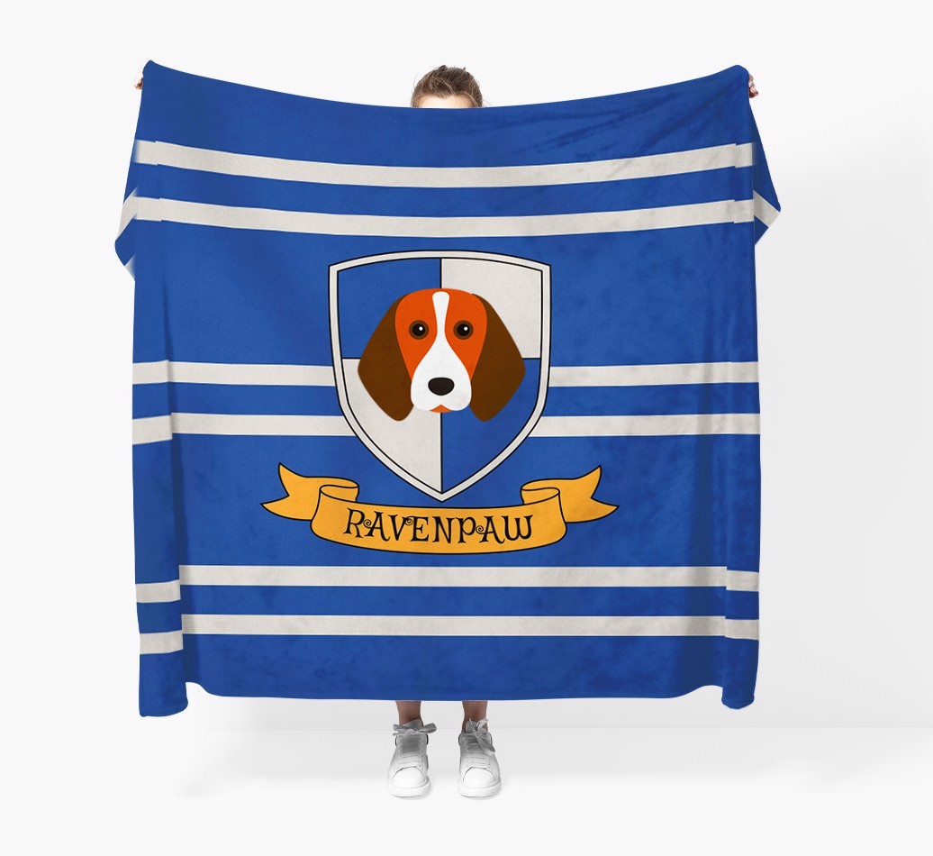 'Dogwarts' - Personalised {breedFullName} Blanket