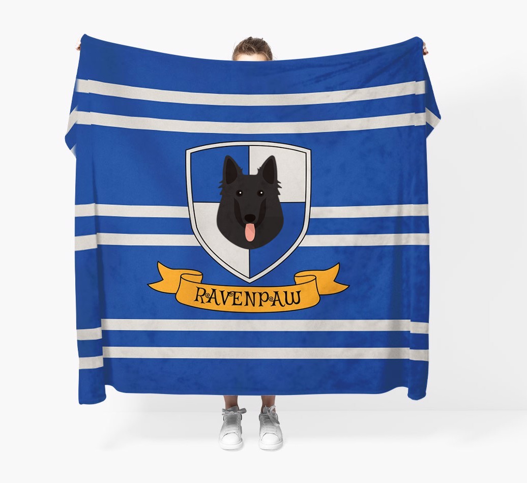 'Dogwarts' - Personalised {breedFullName} Blanket