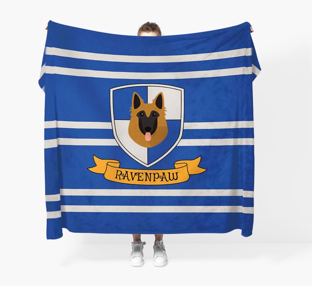 'Dogwarts' - Personalised {breedFullName} Blanket