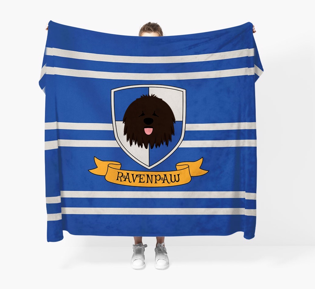 'Dogwarts' - Personalised {breedFullName} Blanket
