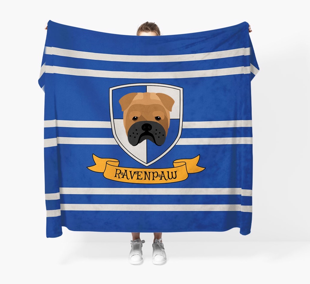 'Dogwarts' - Personalized {breedFullName} Blanket