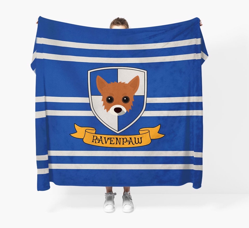 'Dogwarts' - Personalised {breedFullName} Blanket