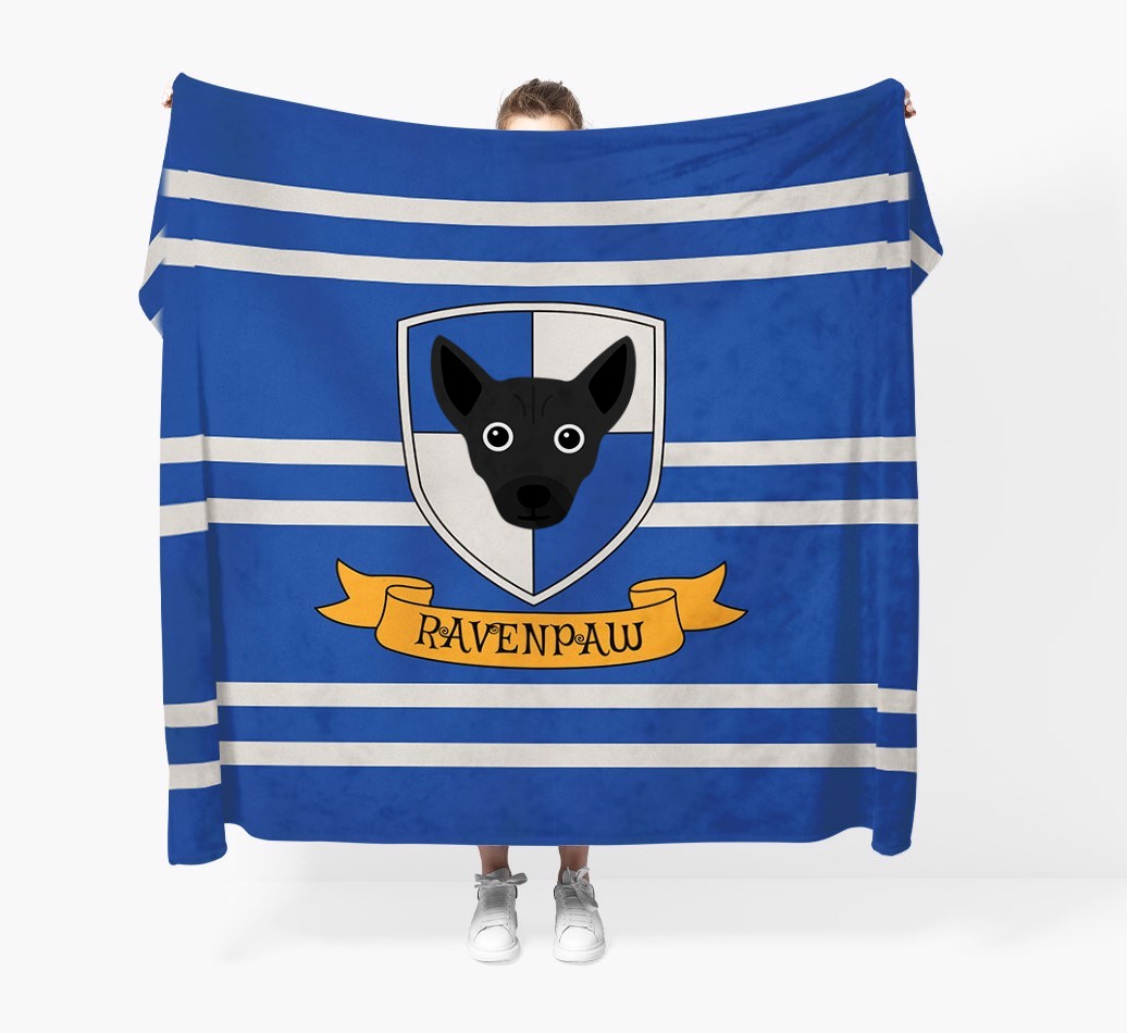 'Dogwarts' - Personalised {breedFullName} Blanket