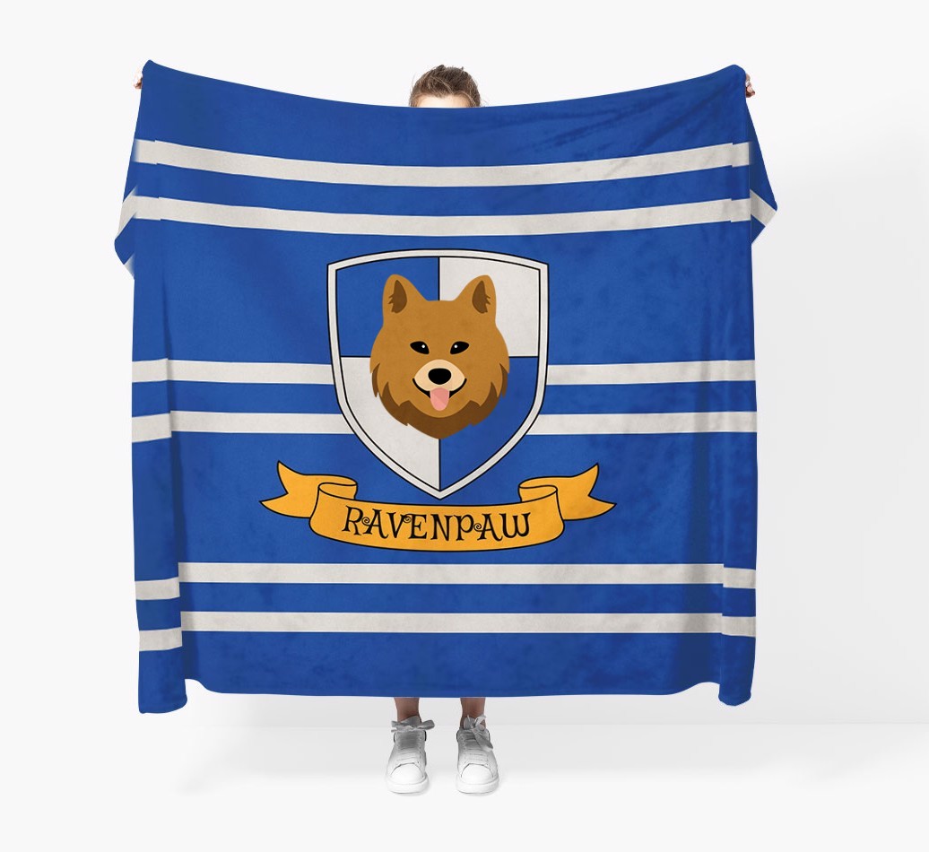 'Dogwarts' - Personalised {breedFullName} Blanket
