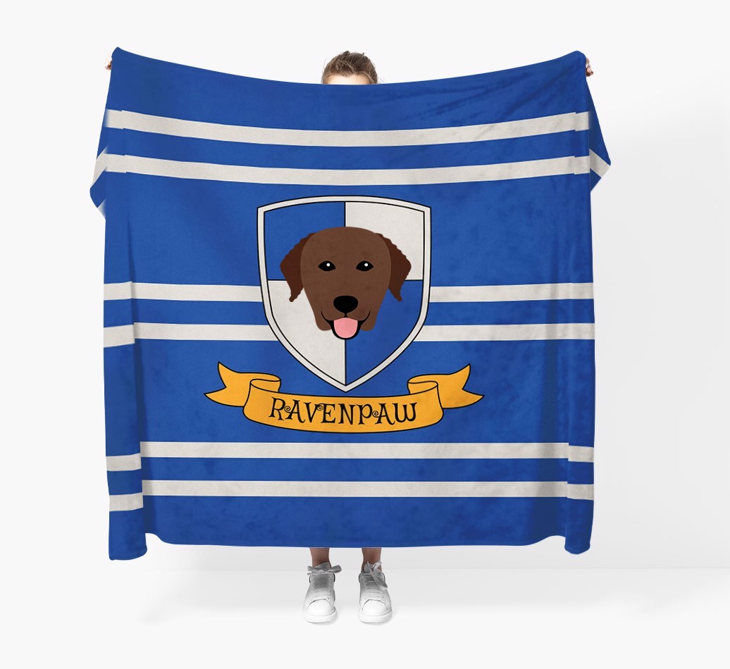 'Dogwarts' - Personalised {breedFullName} Blanket