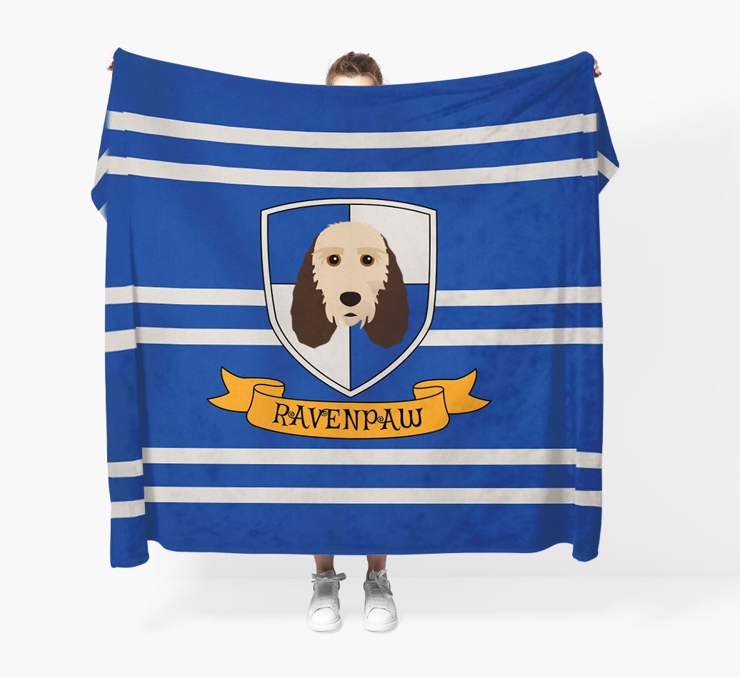 'Dogwarts' - Personalised {breedFullName} Blanket