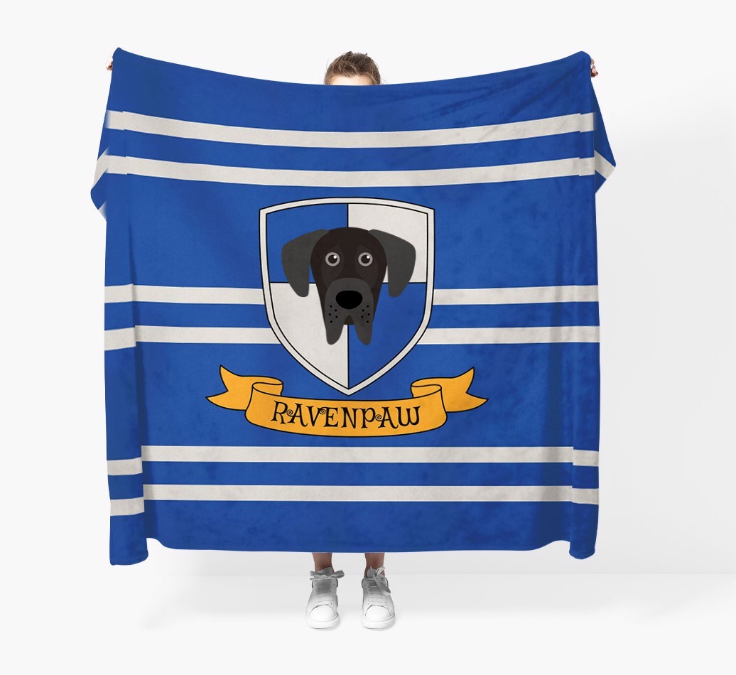 'Dogwarts' - Personalized {breedFullName} Blanket
