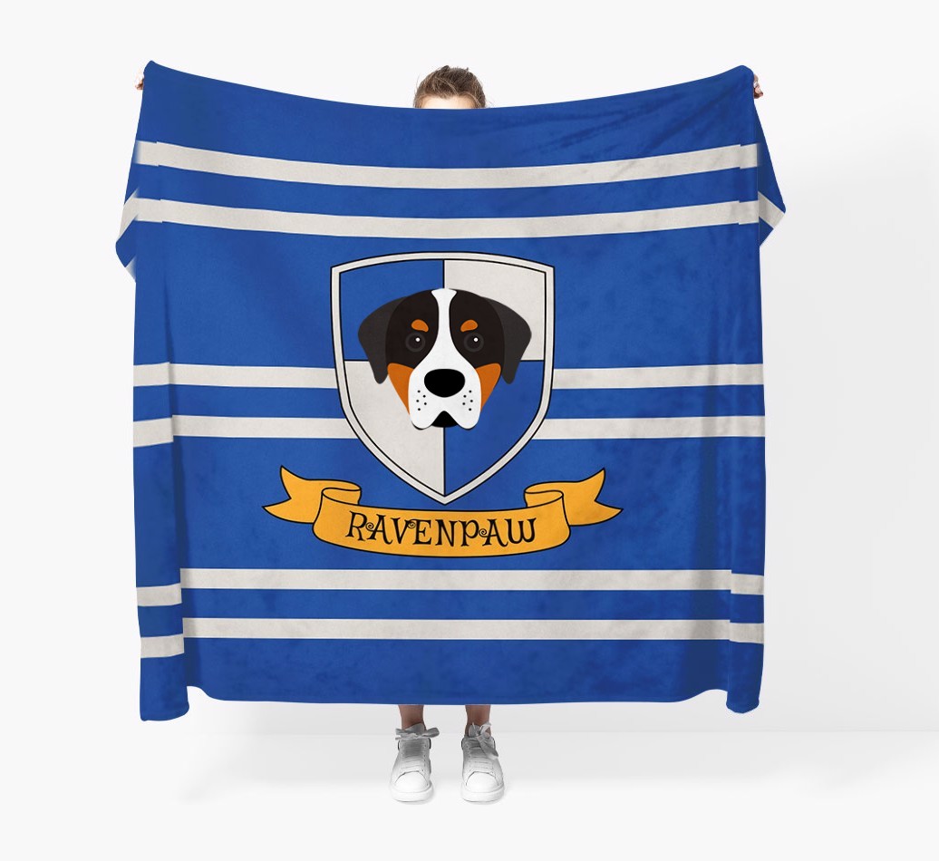 'Dogwarts' - Personalised {breedFullName} Blanket