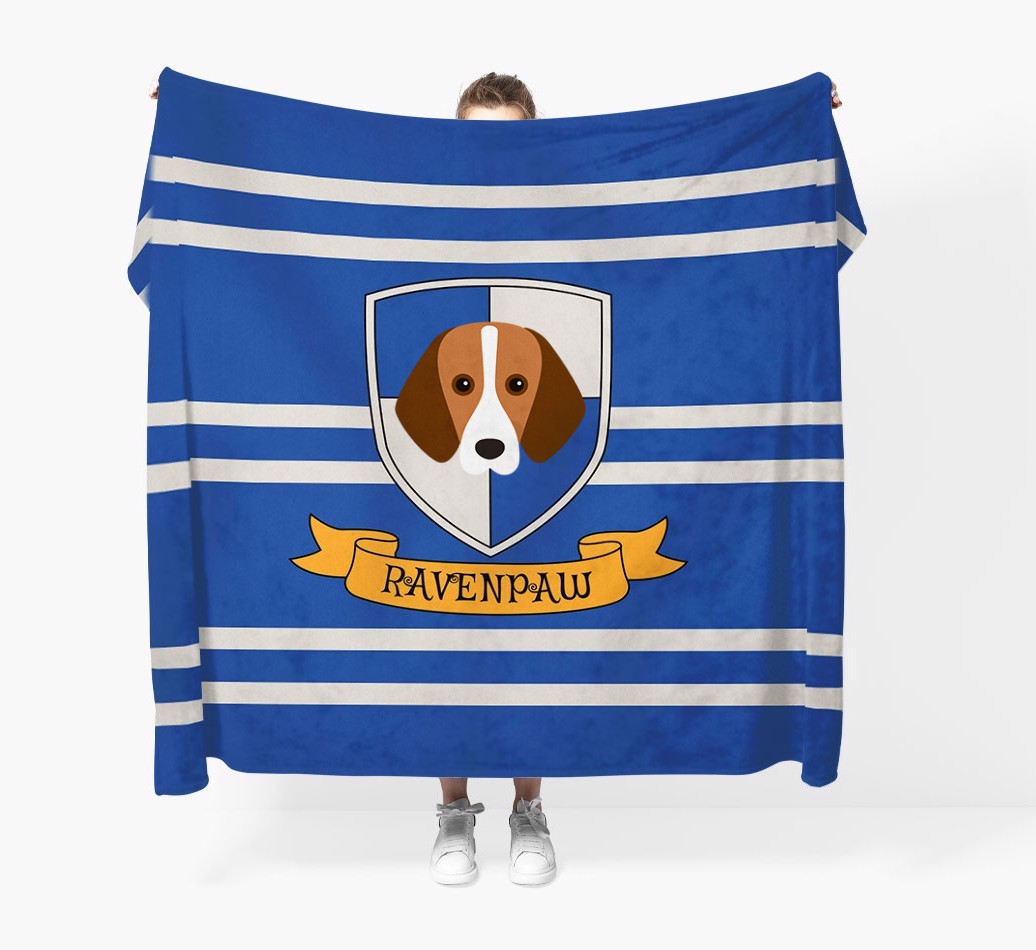 'Dogwarts' - Personalised {breedFullName} Blanket