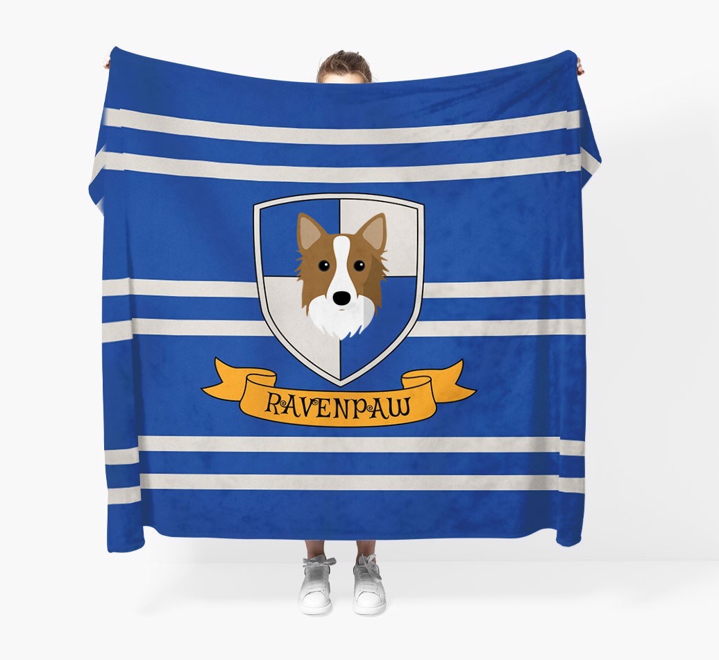 'Dogwarts' - Personalised {breedFullName} Blanket